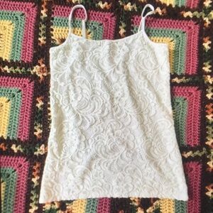 Elegant White Lace Women's Top